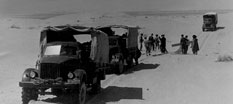 Автомобили каракумской экспедиции 1951 года в песках