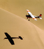 Самолет над пустыней Намиб