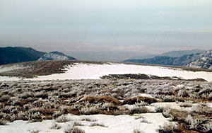 Вид с плато хребта Большой Балхан на Юг